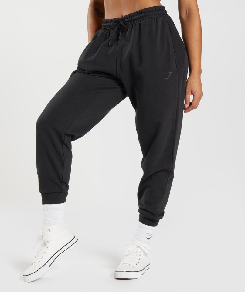 Women\'s Gymshark GS Power Jogger Black | NZ 8LZYKS